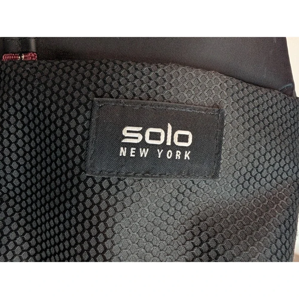 Solo New York Backpack Laptop Bag Black Convertible Hybrid Mesh Padded VAR600-4